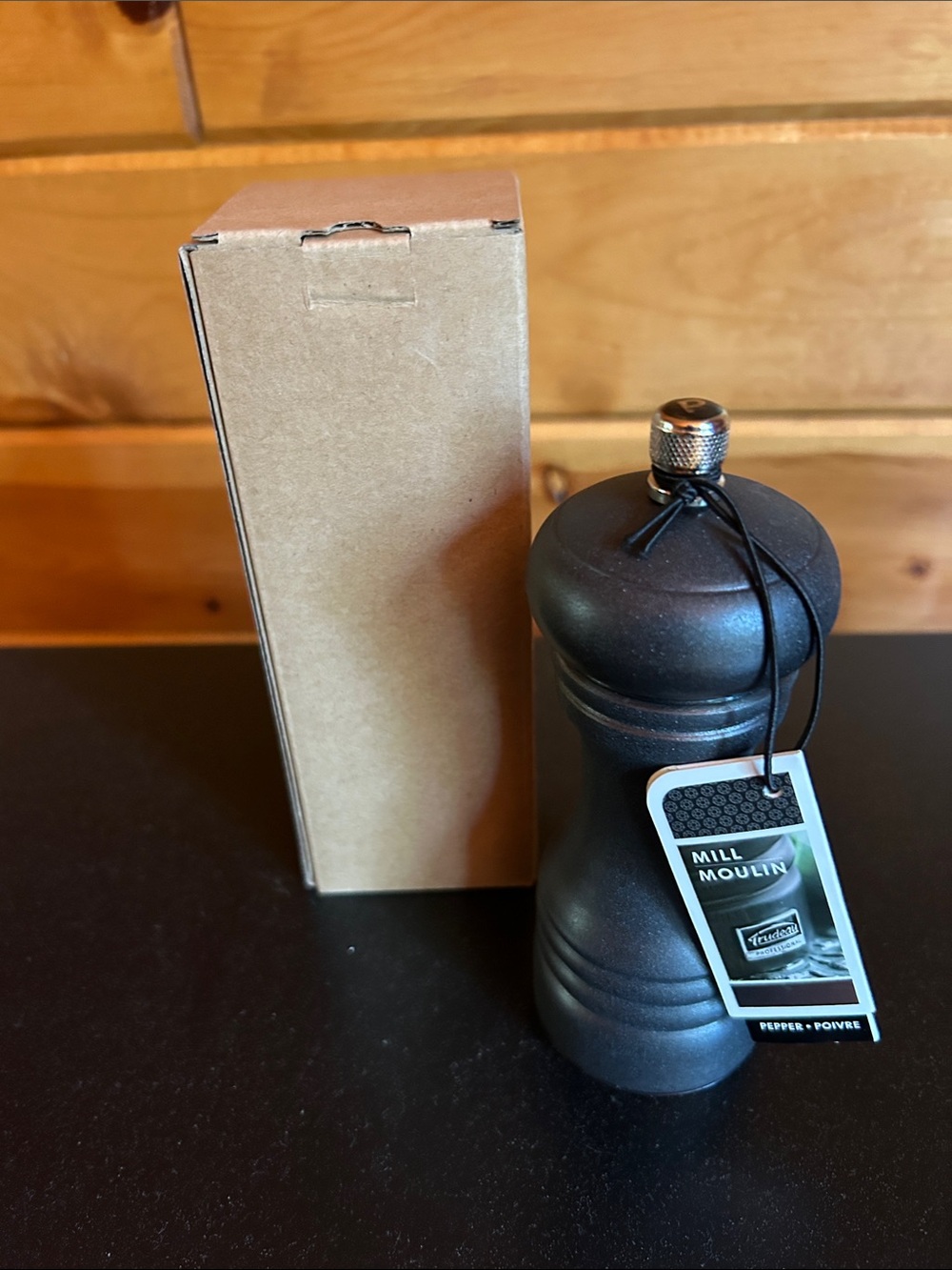 Black Trudeau Pepper Mill